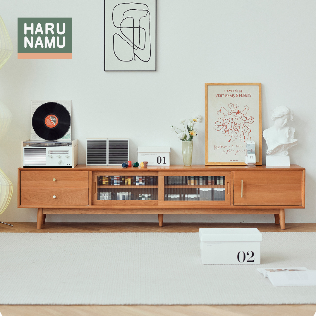 MINORI Solid Wood TV Console