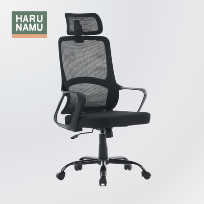 AVA Black Mesh Office Chair