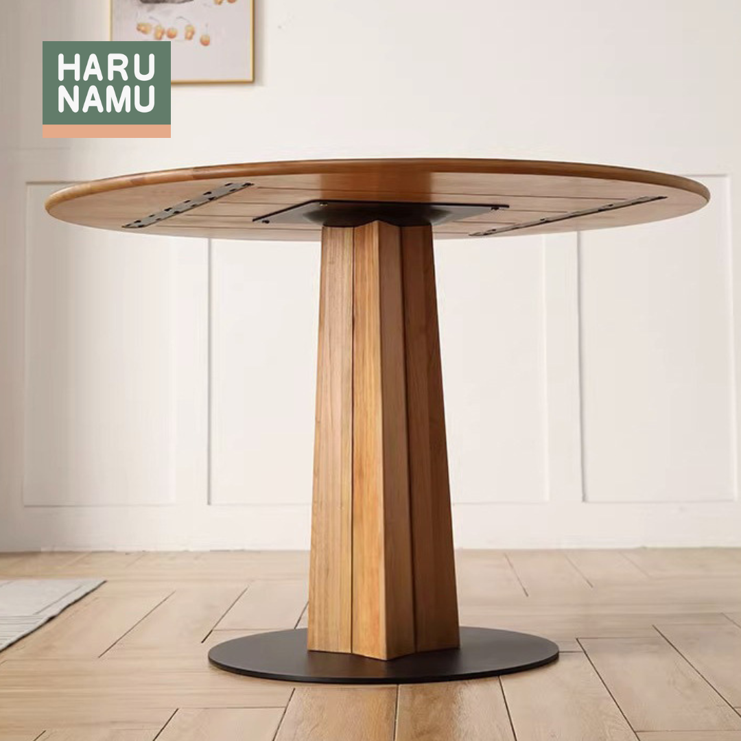 SAZANAMI Solid Wood Dining Table