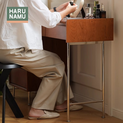 YUKIA Solid Wood Extendable Dressing Table