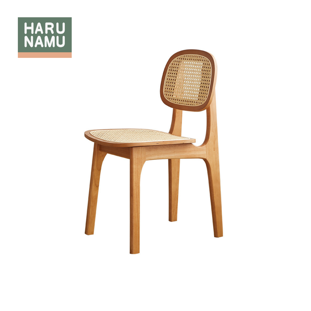 KUTSUROGU Solid Wood Rattan Chair