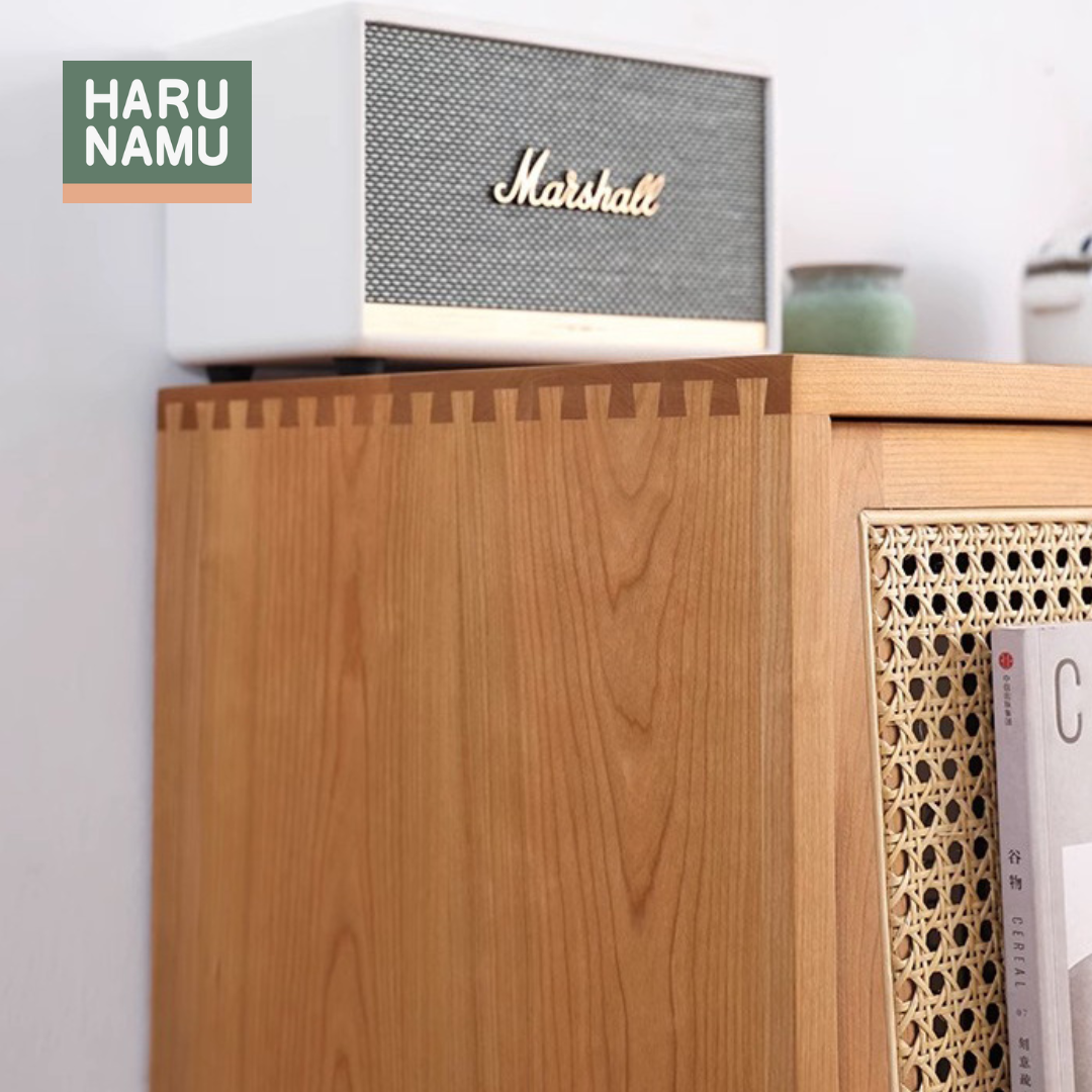 KIBŌ Solid Wood Side Cabinet
