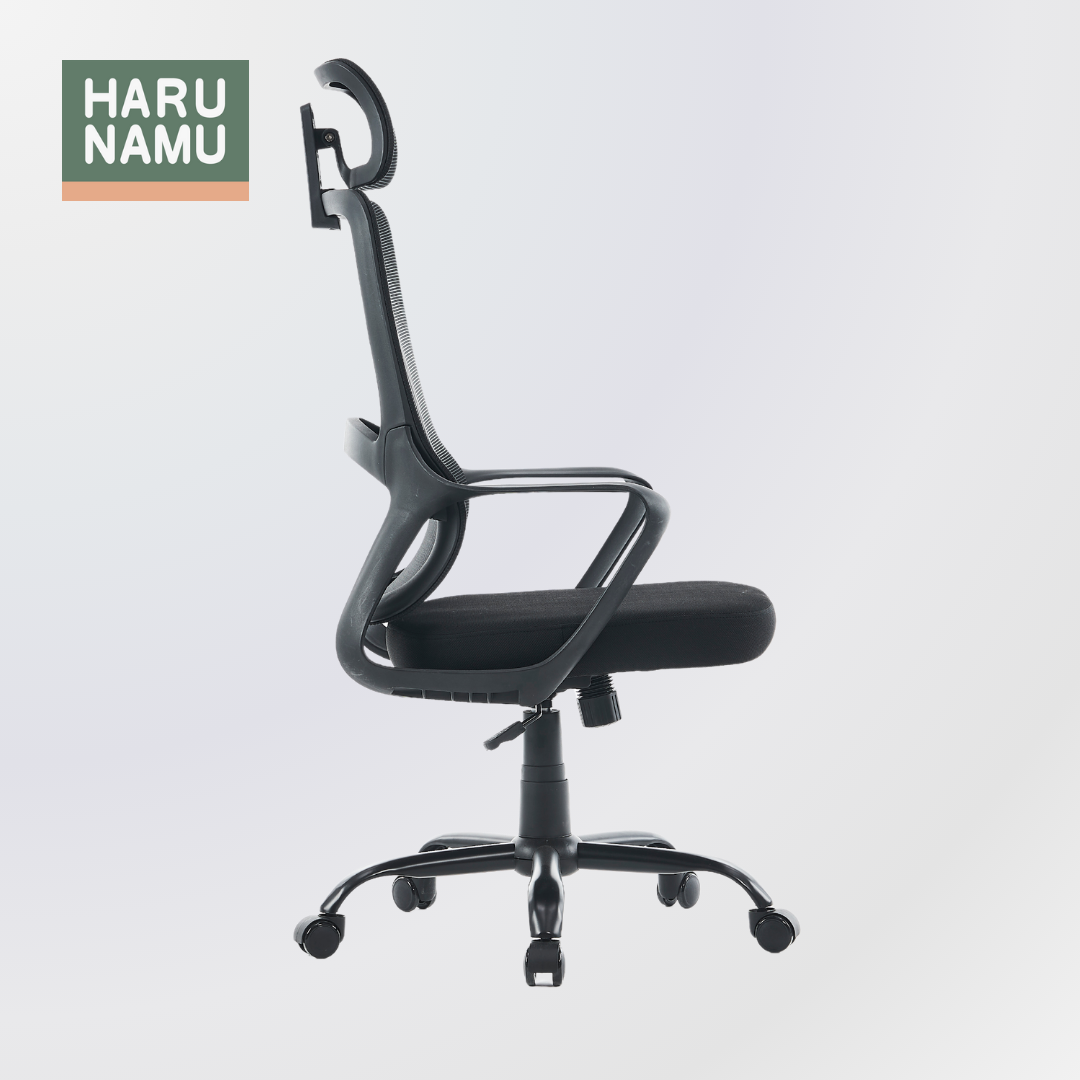 AVA Black Mesh Office Chair