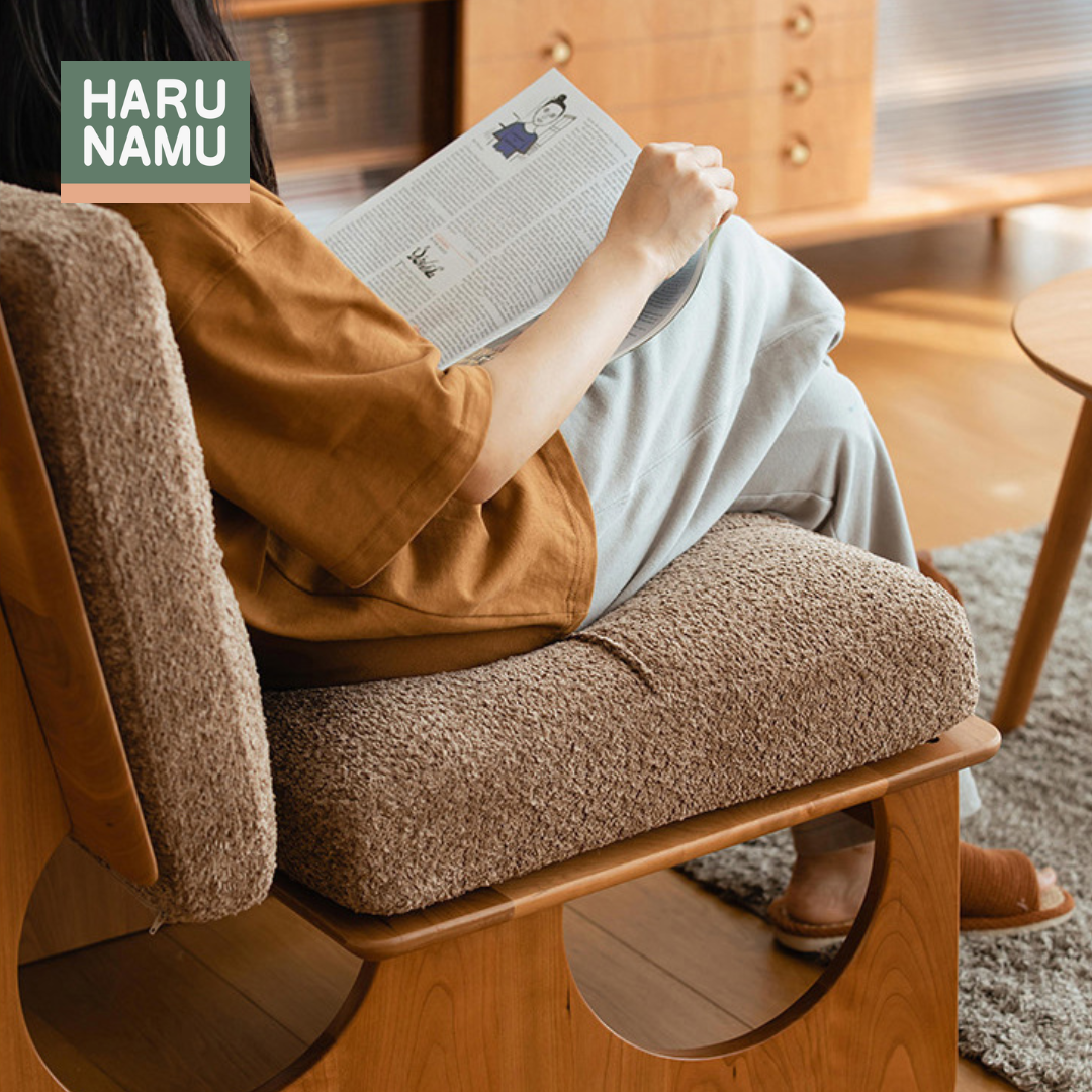 ETSUKO Solid Wood Cloud Sofa Chair