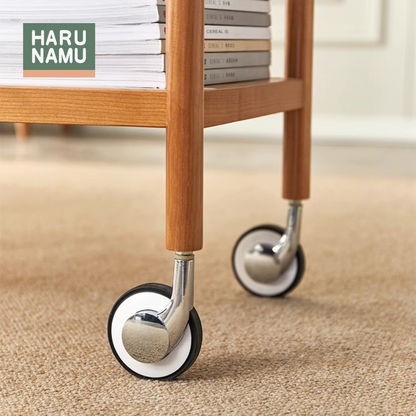 MARIKO Solid Wood Tea Trolley
