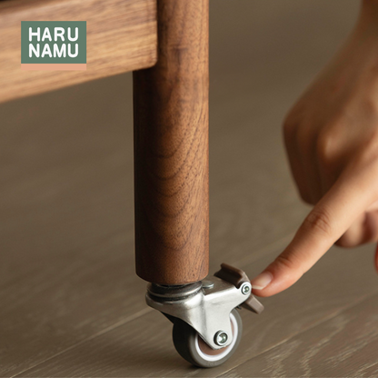 MAYONAKA Solid Wood Display Trolley