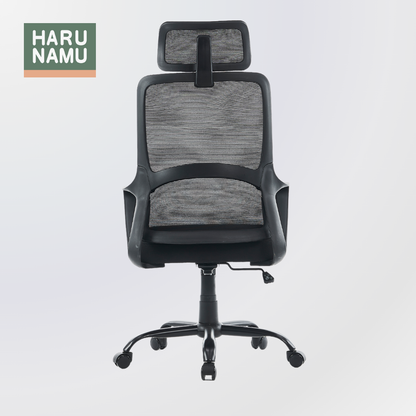 AVA Black Mesh Office Chair