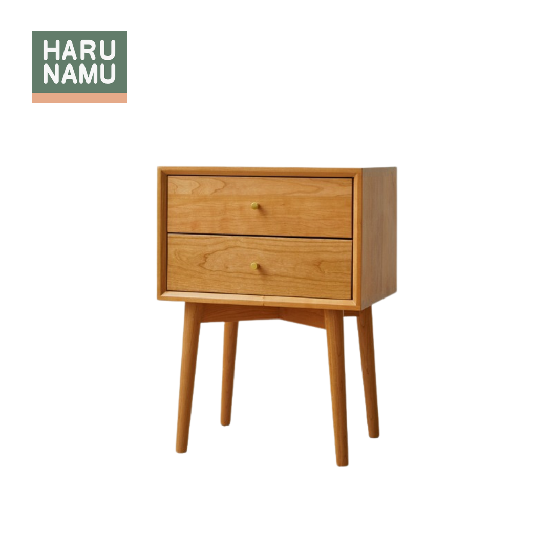 NAMERAKANA Solid Wood Bedside Drawer