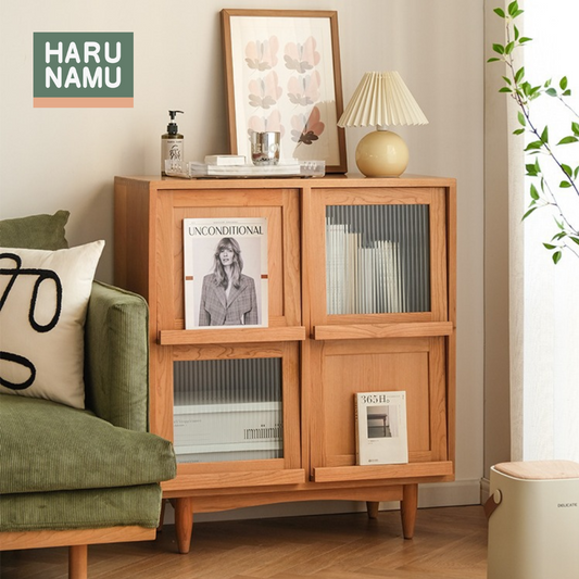 KIBŌ Solid Wood Side Cabinet