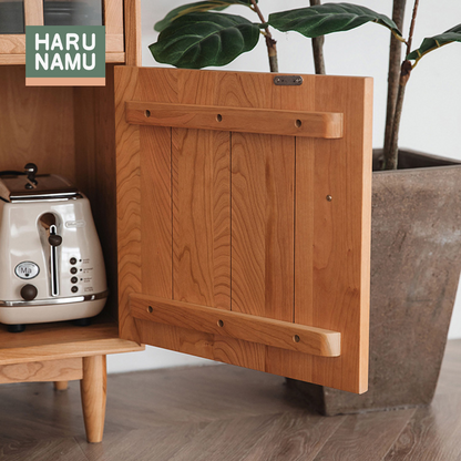 KIYOMIZU Solid Wood Display Cabinet