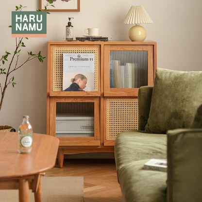 KIBŌ Solid Wood Side Cabinet