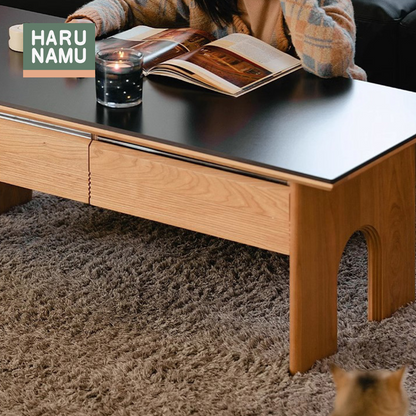 KAZUMI Solid Wood Coffee Table