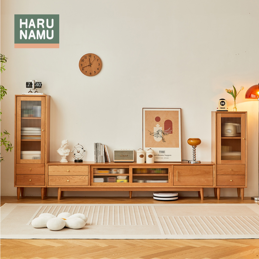 MINORI Solid Wood TV Console