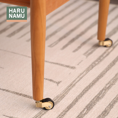 RIN Solid Wood Movable Coffee Table