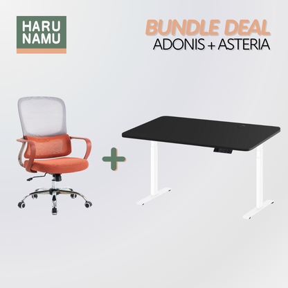 ADONIS x ASTERIA Standing Desk and Chair Bundle