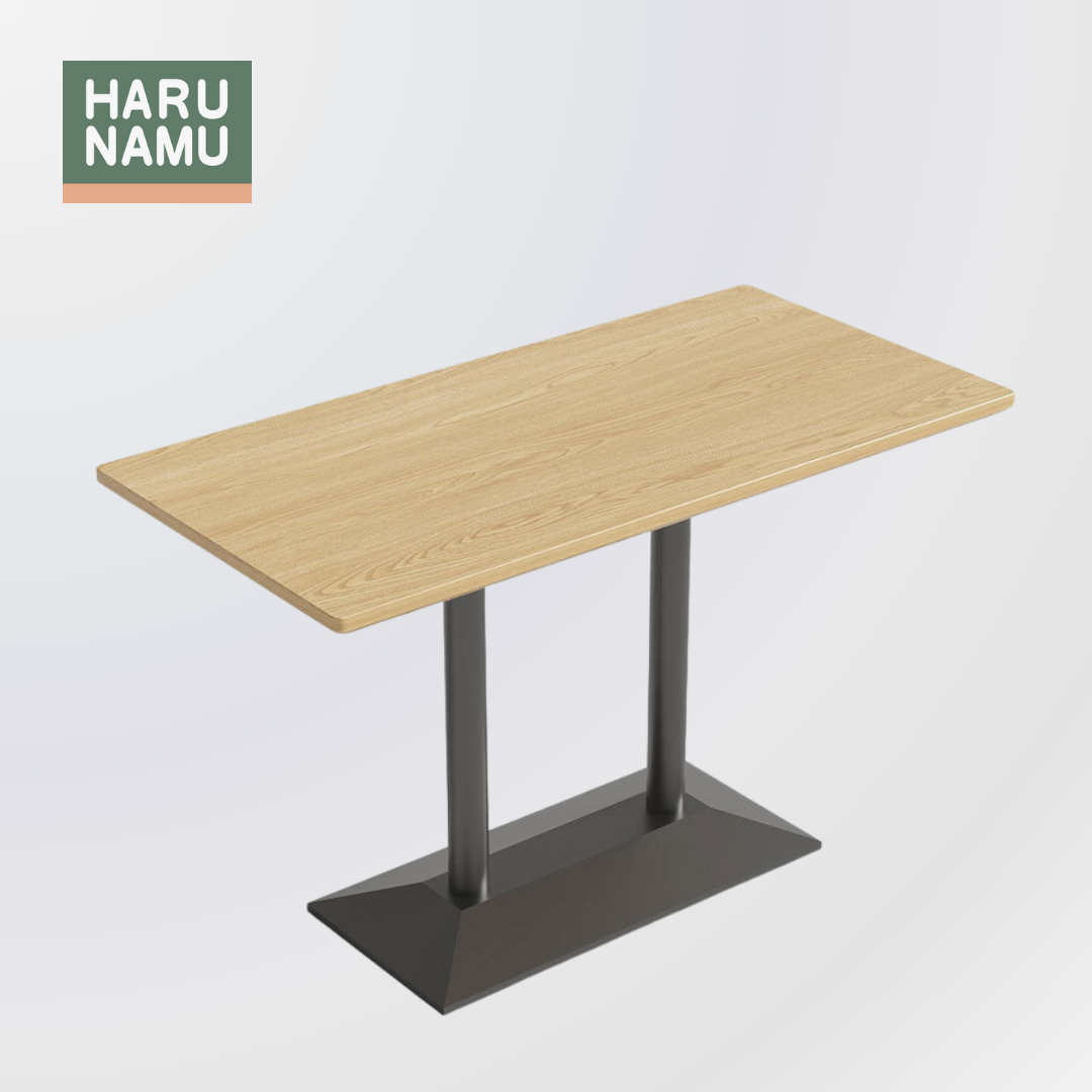 ASHCOMBE Rectangle Solid Wood Café Table
