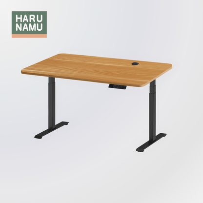 NEW - ASTERIA Maple Wood Standing Desk (4 Memory Presets)
