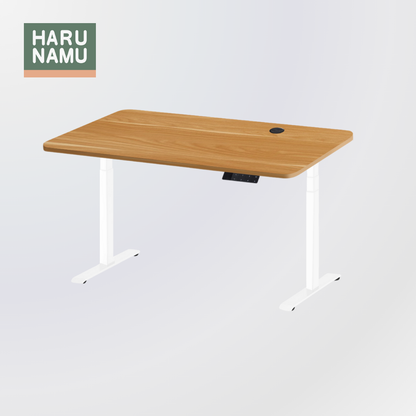 NEW - ASTERIA Maple Wood Standing Desk (4 Memory Presets)