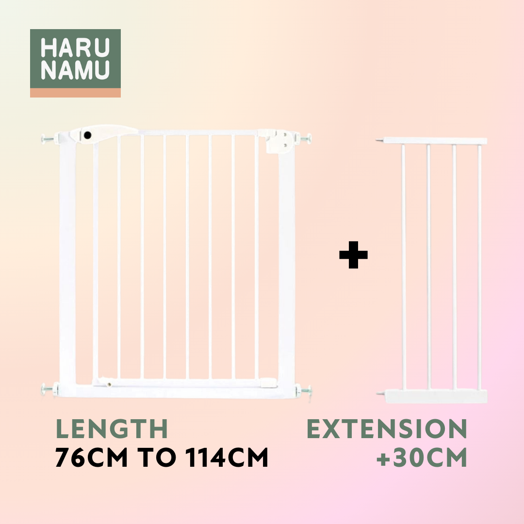 BODOHADA Baby Gate with 30cm Extension
