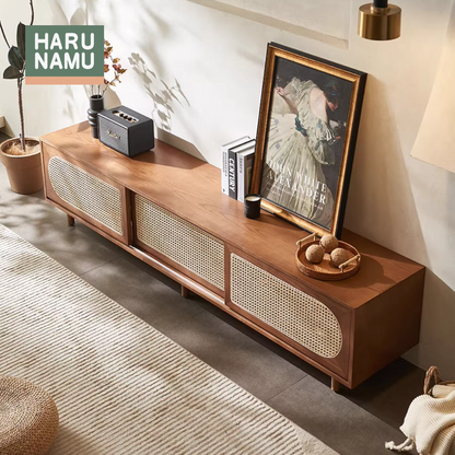 ISAMU Solid Wood TV Console