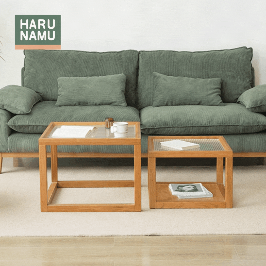 KAZU Solid Wood Coffee Nesting Table