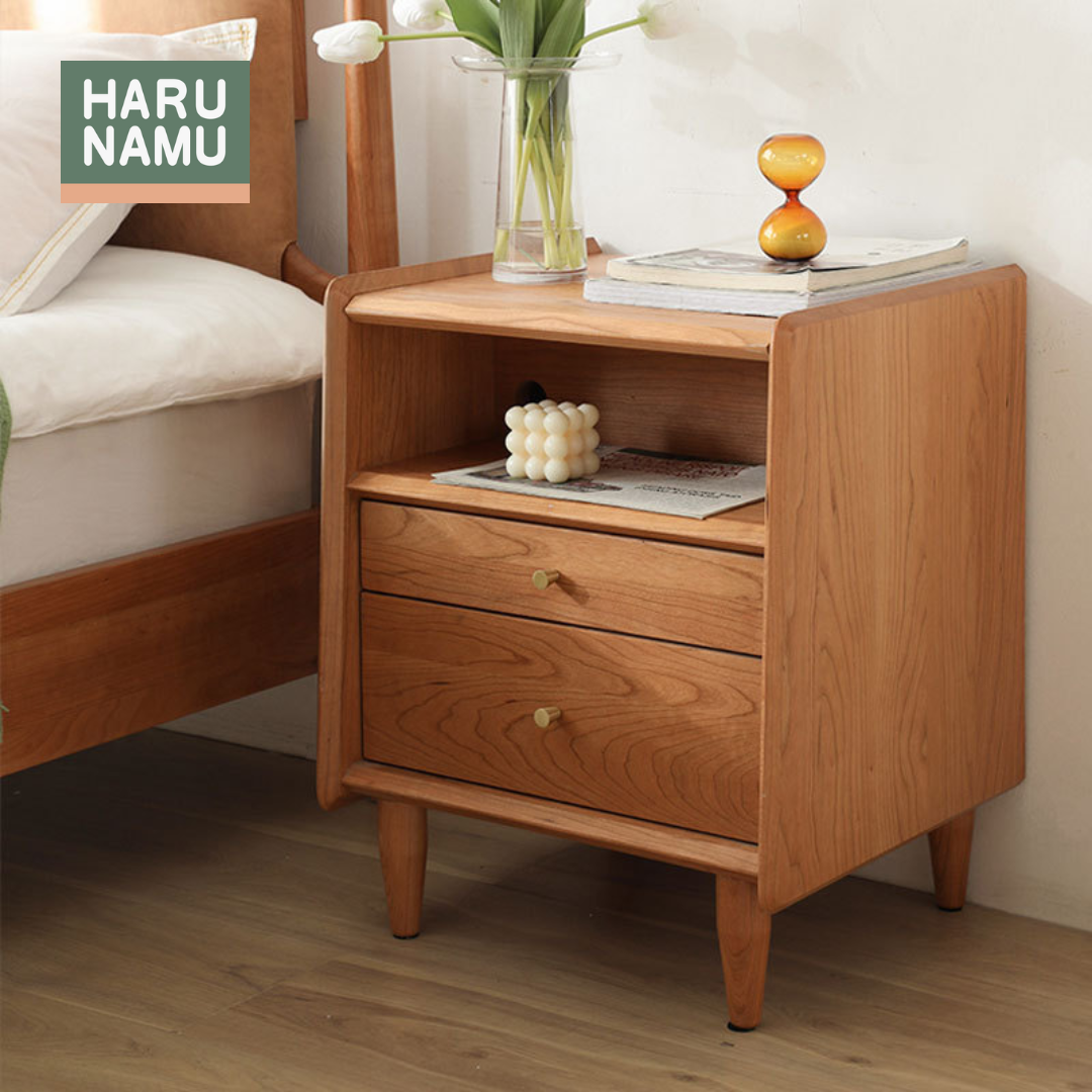 KIMIKA Solid Wood Bedside Drawer