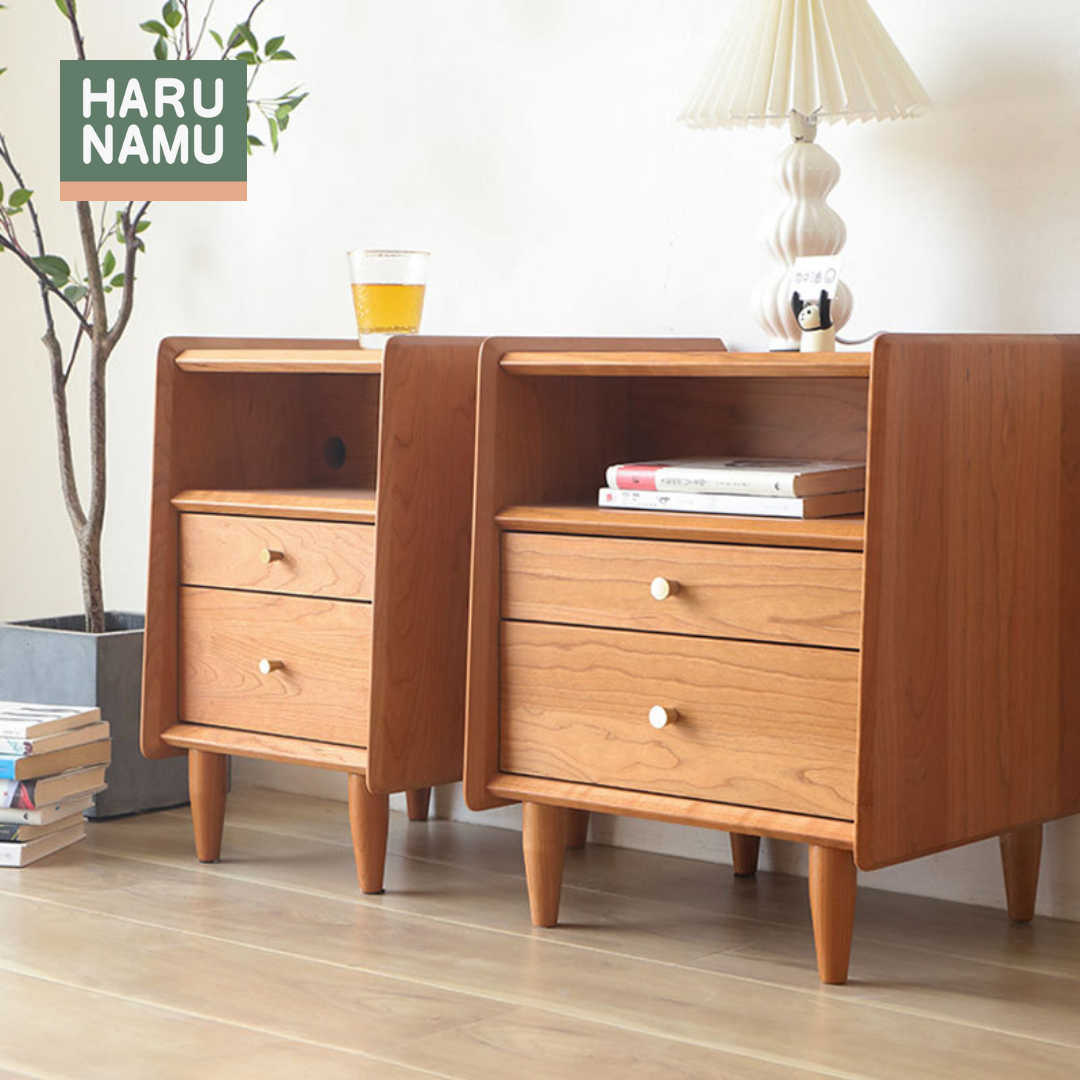 KIMIKA Solid Wood Bedside Drawer