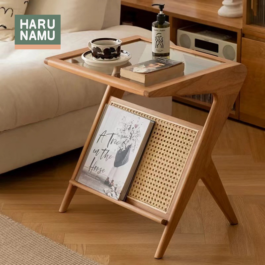KIOI Solid Wood Side Table