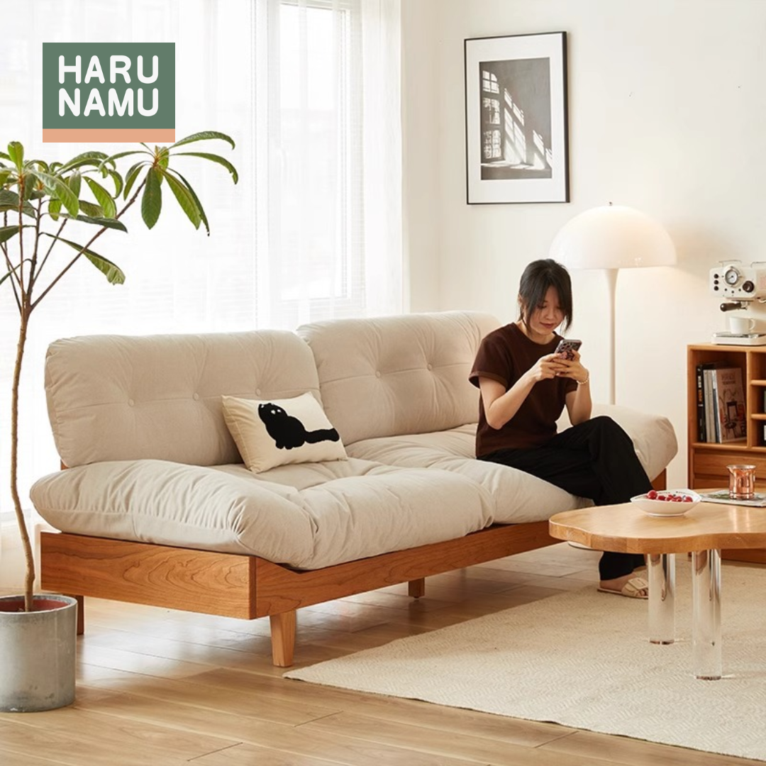 MIKUMO Solid Wood Sofa