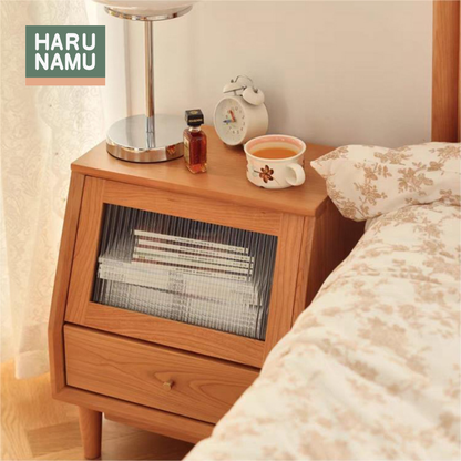 MIYAKO Solid Wood Bedside Cabinet