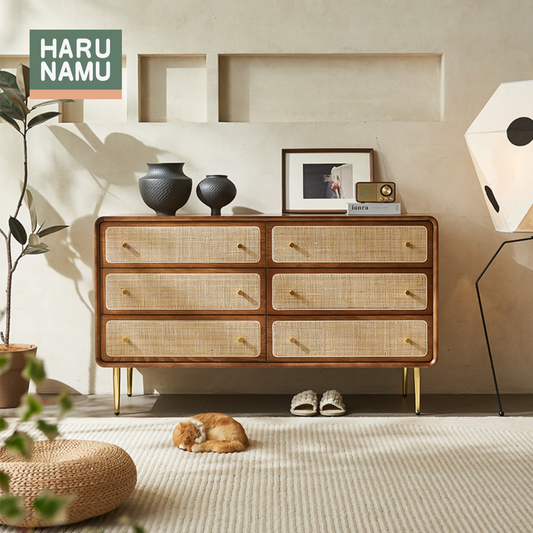 TOMOMI Solid Wood Chest of Drawers