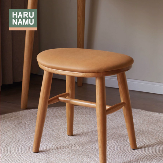 TAMASHINI Solid Wood Dresser Stool