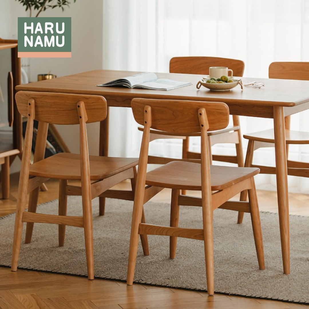 KIRAKU Solid Wood Chair & Table