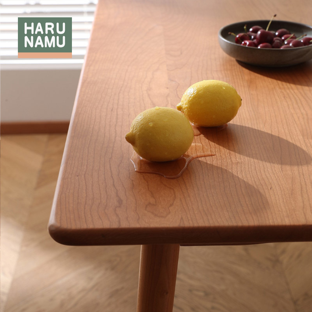 KIRAKU Solid Wood Table Top View