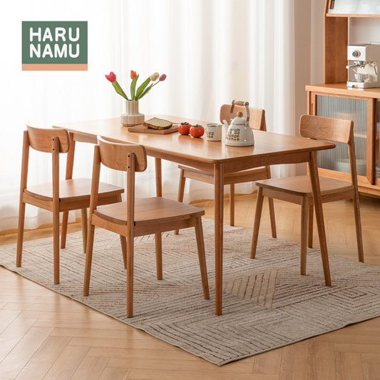 KIRAKU Solid Wood Table and Chairs
