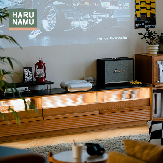 KUROIWA Solid Wood TV Console