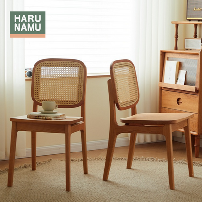 KUTSUROGU Solid Wood Rattan Chair