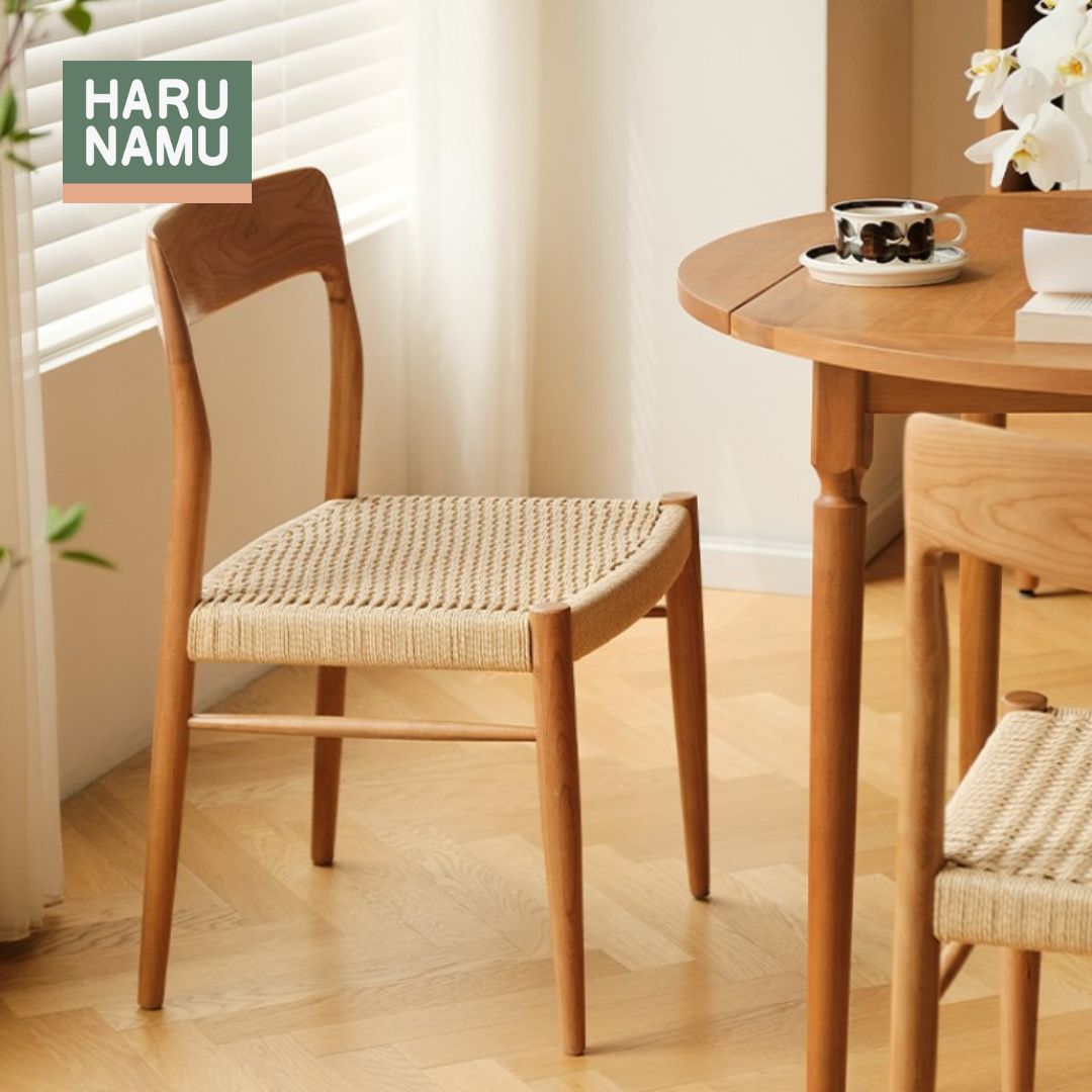 ORU Solid Wood Chair Side View